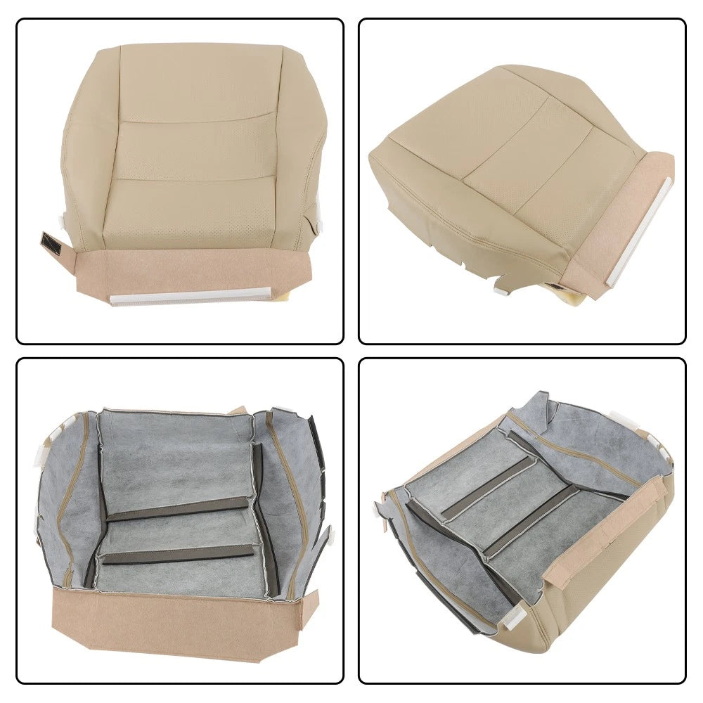 Seat Cover for Acura RDX (2007–2012) Driver Side Bottom Perforated Tan Leather