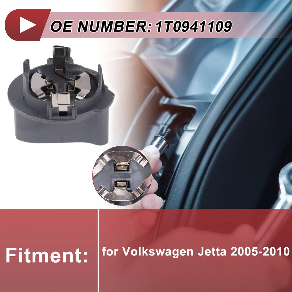 Low Beam Headlight Light Socket Replacement for Volkswagen Jetta (2005–2010)
