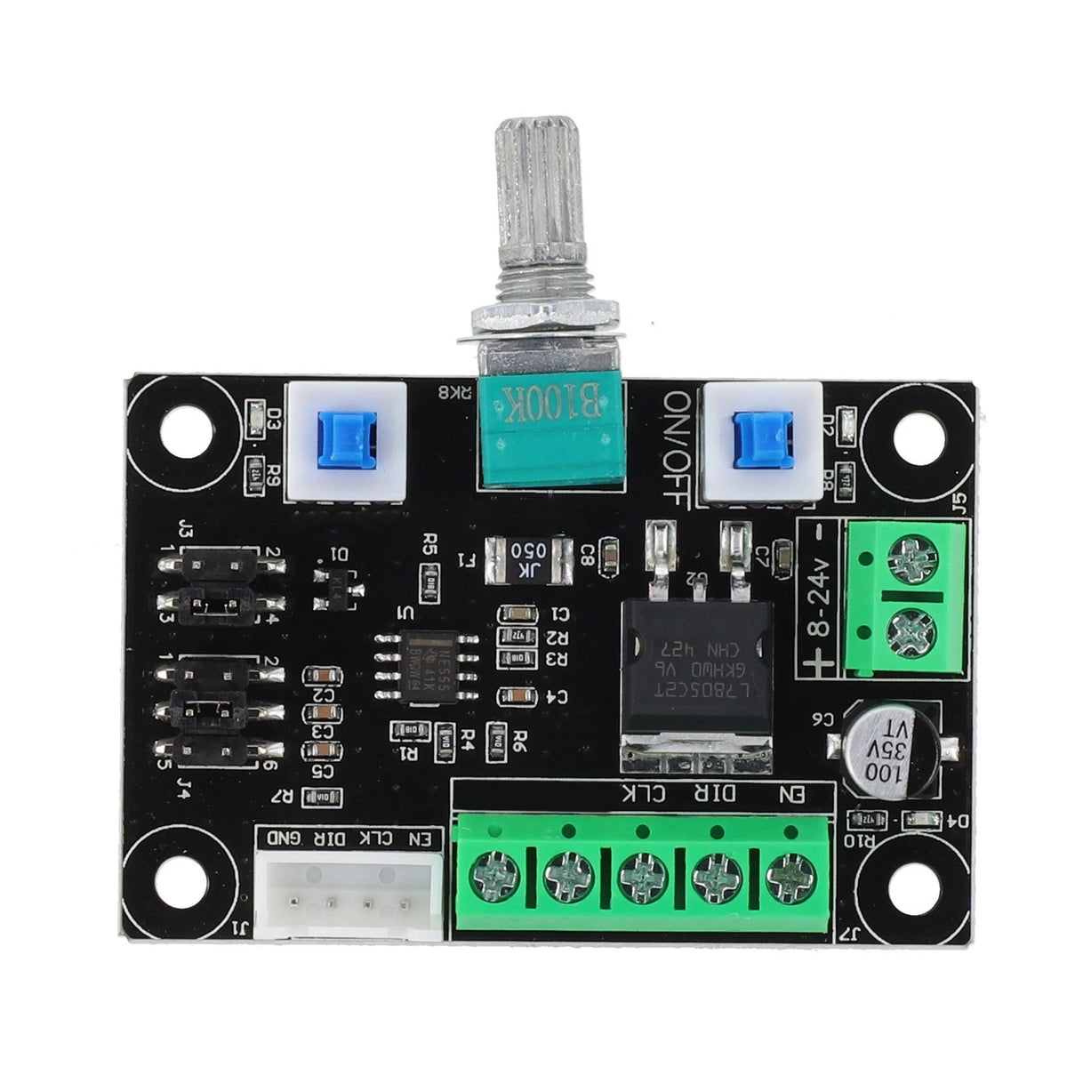 PWM Signal Generator for Stepper Motors with Adjustable Frequency Control
