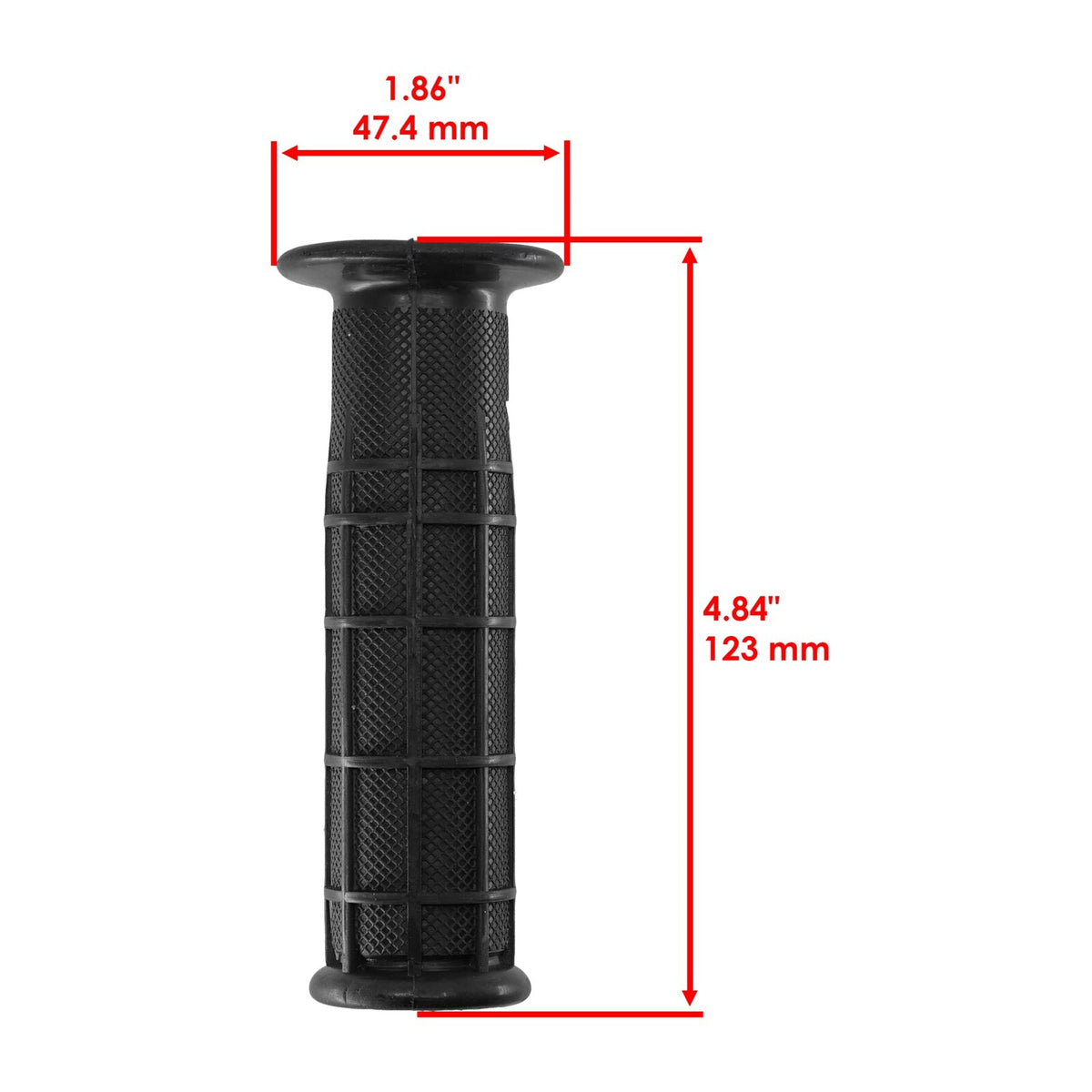 2x Handlebar Grips Replacement for Kawasaki Brute Force 650 (2005–2012)