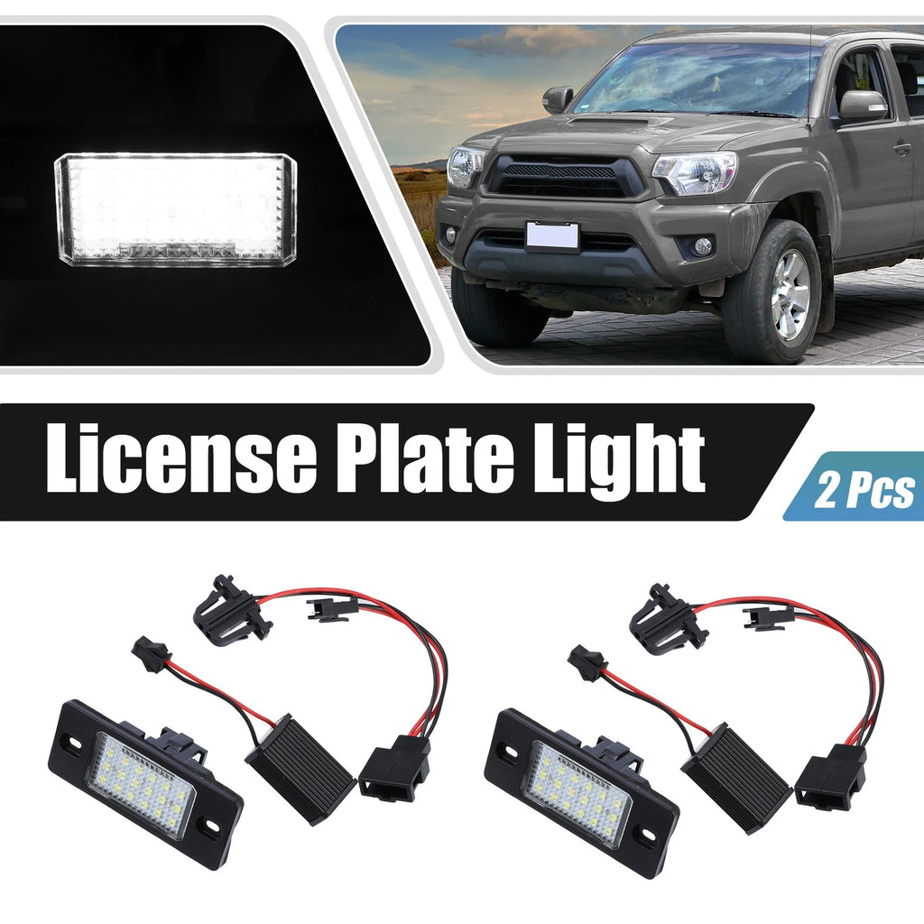 2PC LED License Plate Light Replacement for VW Jetta (2005–2010)