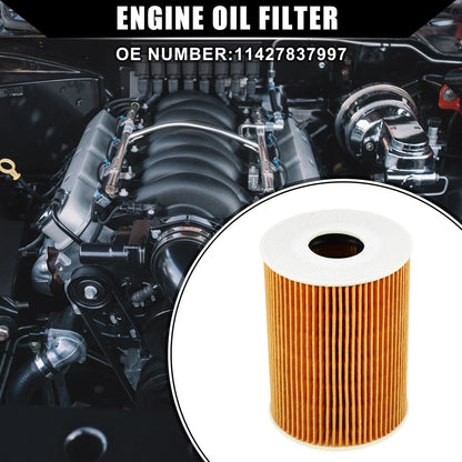 Set of 1 Engine Oil Filter, Transmission Oil Filter for BMW E90 (2006–2013)