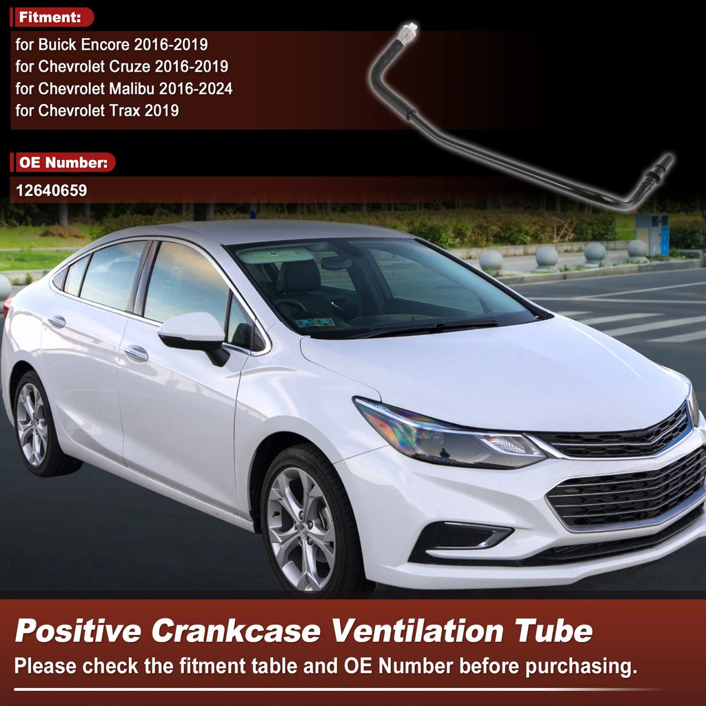 PCV Valve Tube Replacement for Buick Encore (2016–2019) Plastic Metal