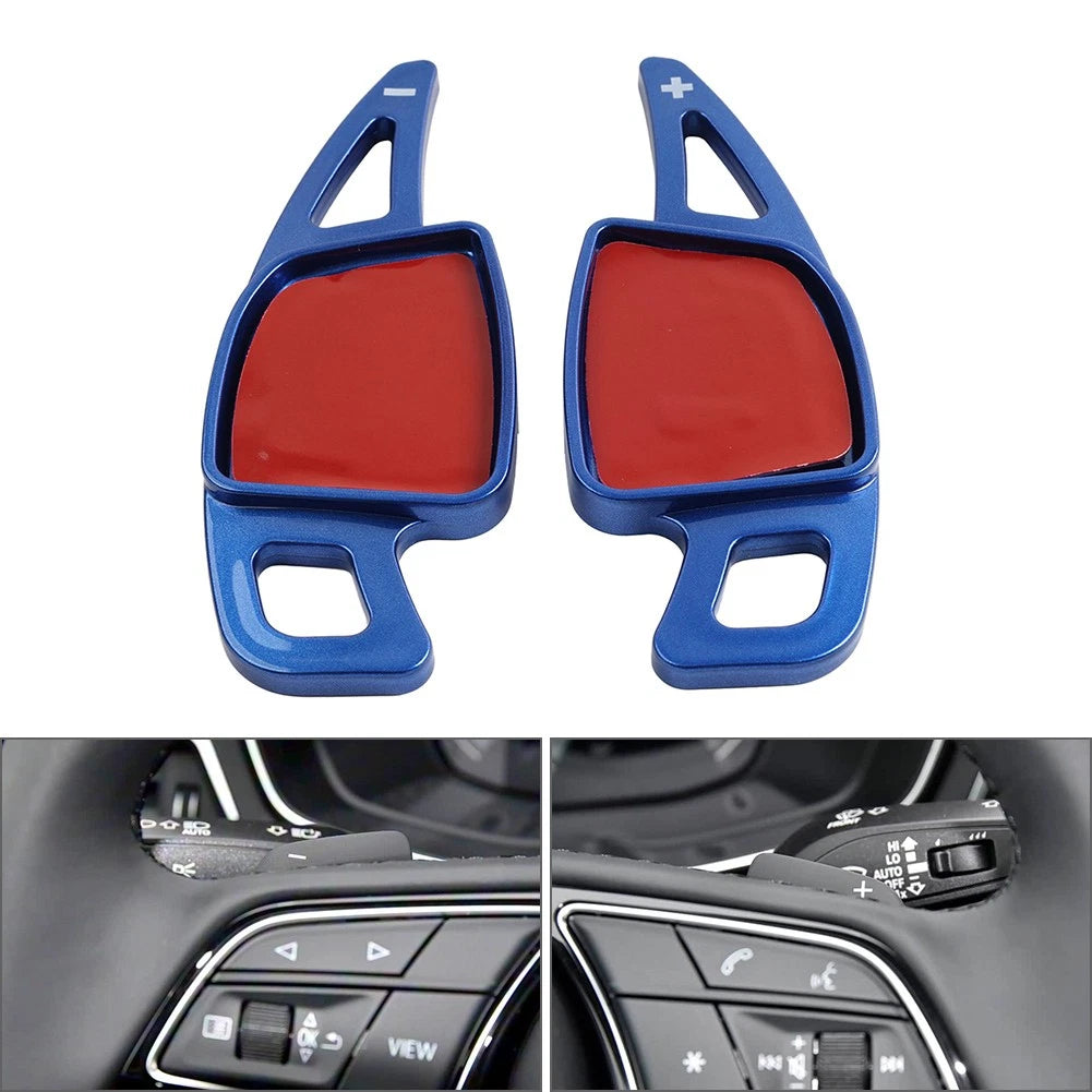 Steering Wheel Shifter Paddle Extensions for Audi A3 A4 A5 A6 A7 S4 S5 (2010–2020)