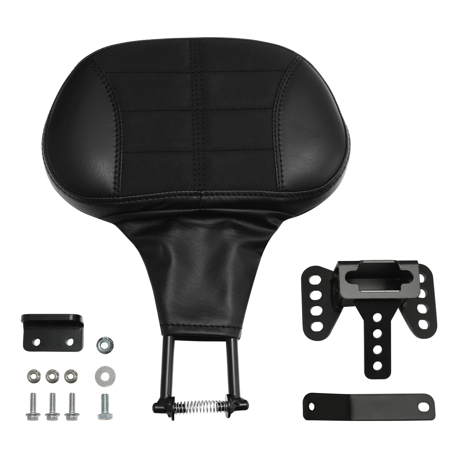 Front Rider Driver Backrest for Harley Road Glide (2009–2023) Black