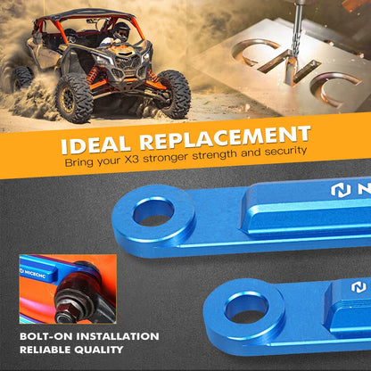 Set of 2 Radius Rod Dog Bones for Can-Am Maverick X3 (2017–2023)