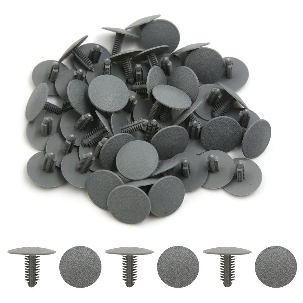 50Pcs Push Type Carpet Flaps Fastener Retainer Clips 7mm for Universal Fit