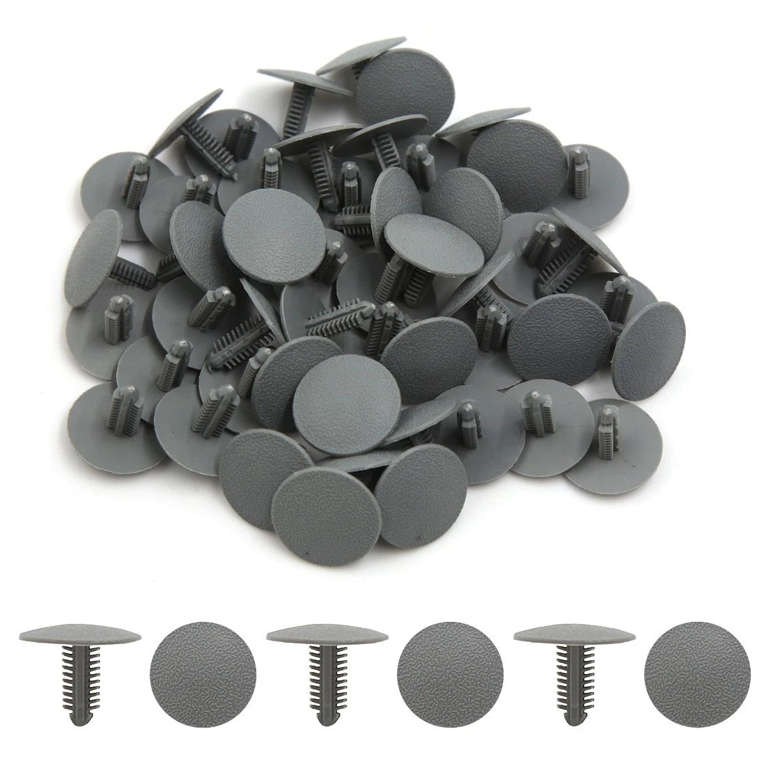 50Pcs Push Type Carpet Flaps Fastener Retainer Clips 7mm for Universal Fit