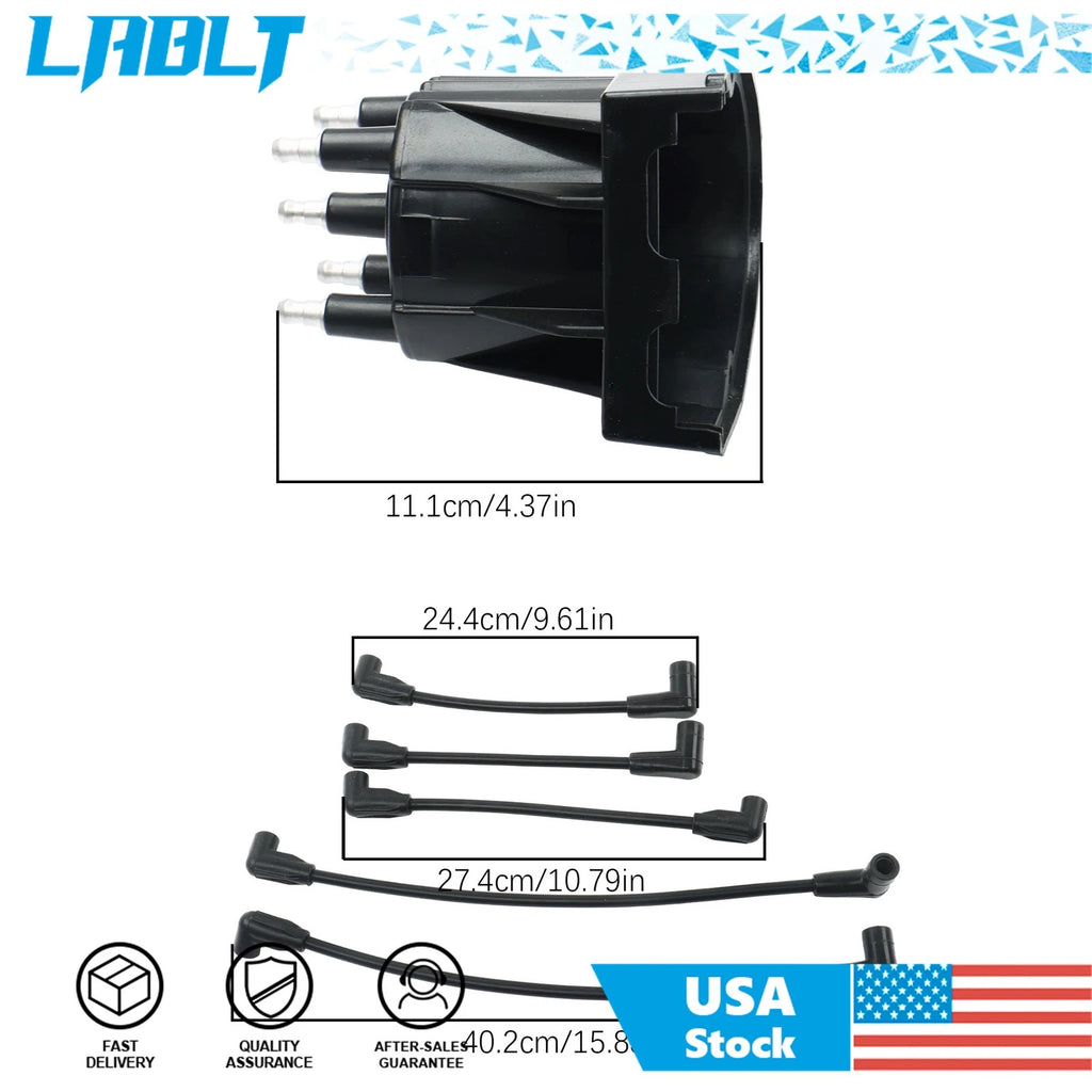 Spark Plug Wires, Distributor Cap & Rotor for Mercury MerCruiser (1984–1990)