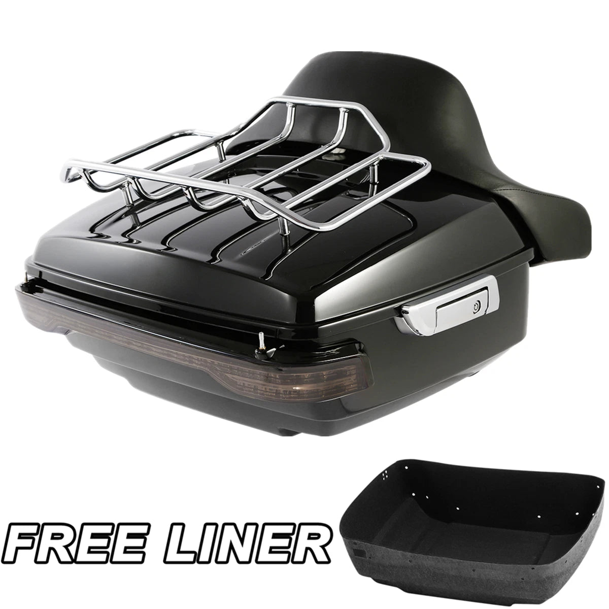LED Backrest Rack for Harley Touring Glide (2014–2025)