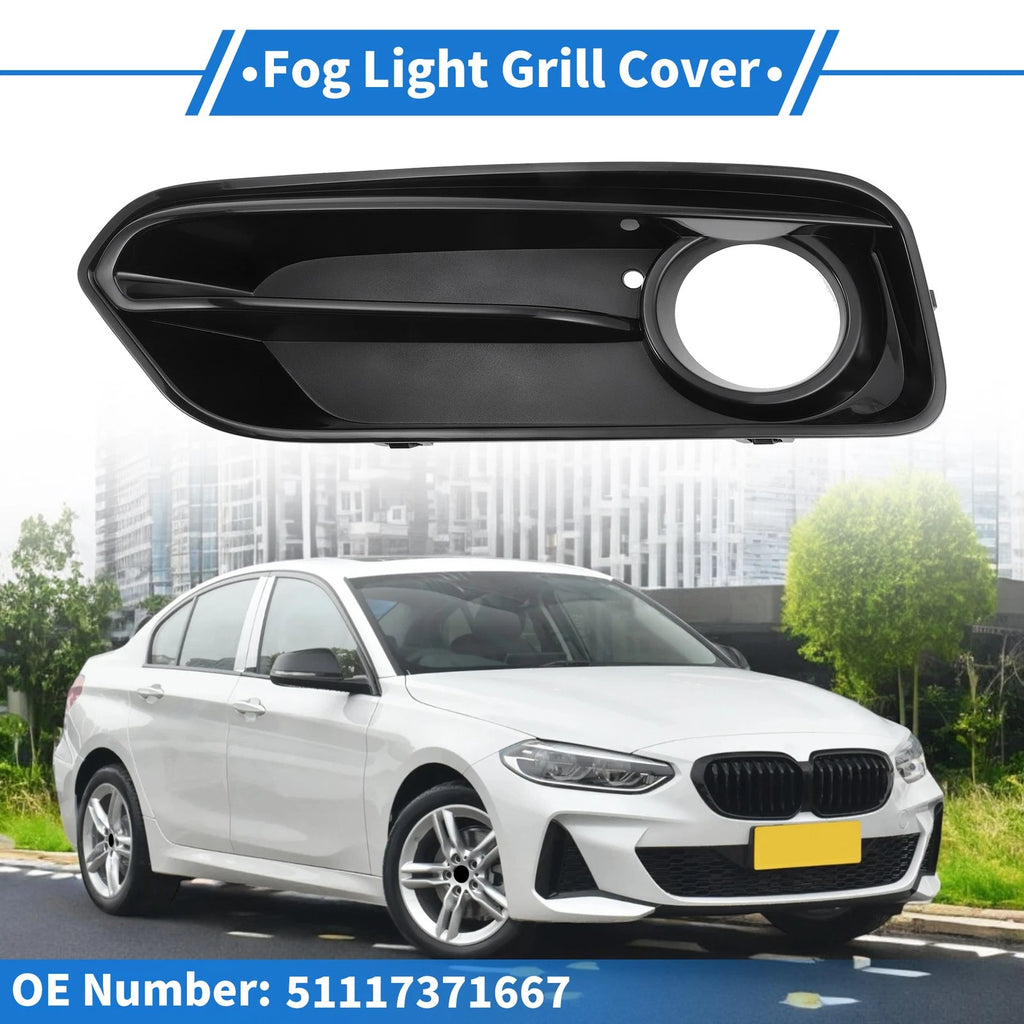 Front Left Fog Light Grill Replacement for BMW 1 Series (2015–2018)