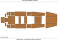 EVA Teak Deck Flooring Mat for Aquila A28MC (2018)