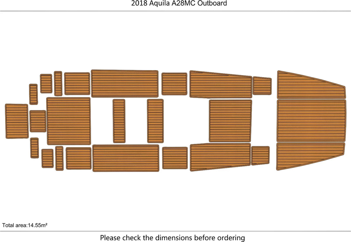 EVA Teak Deck Flooring Mat for Aquila A28MC (2018)