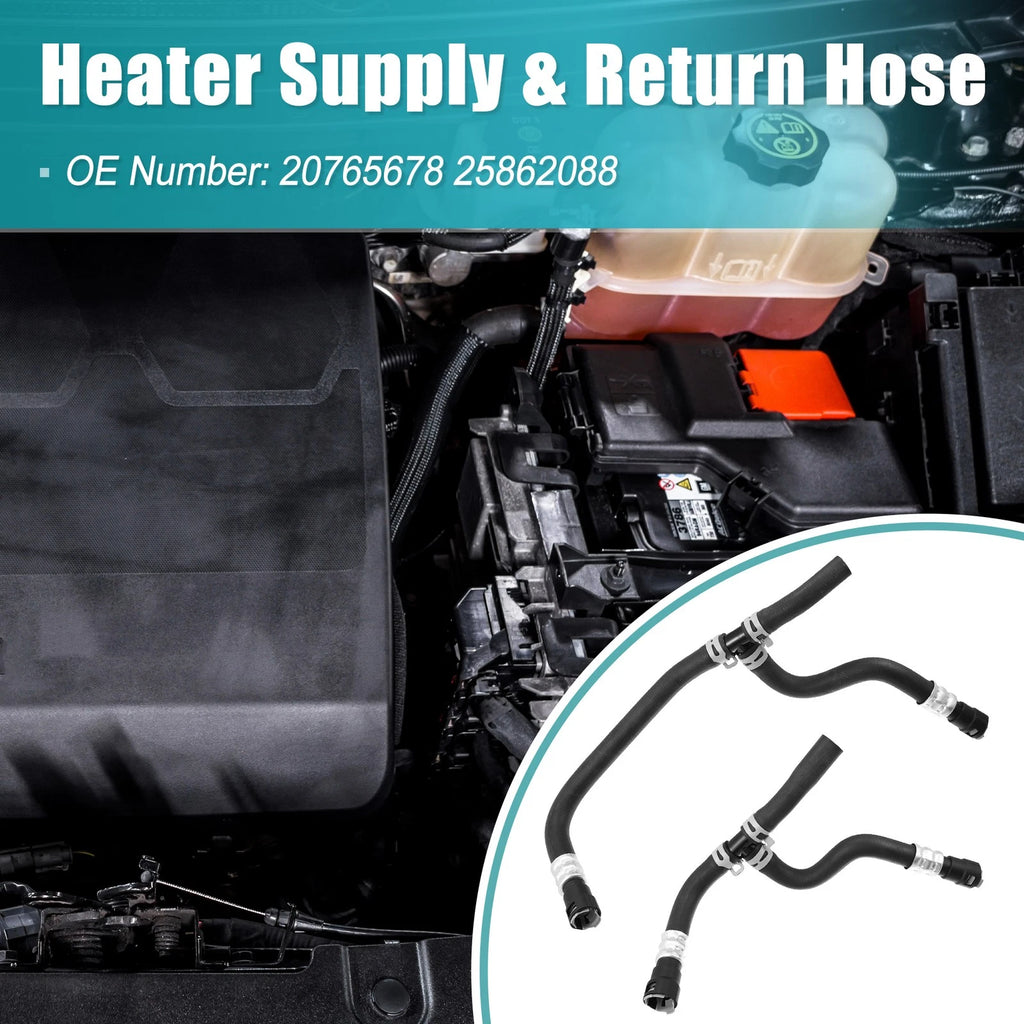 Heater Hose Assembly Set for Chevrolet Traverse for GMC Acadia (2009–2017)