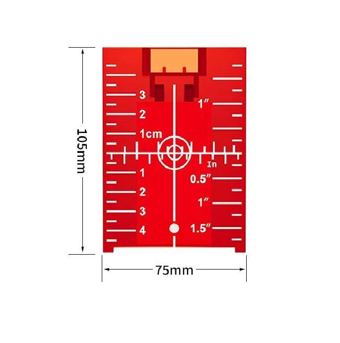 Magnetic Target Board Set for Measuring Tools (10.5x7.5cm)