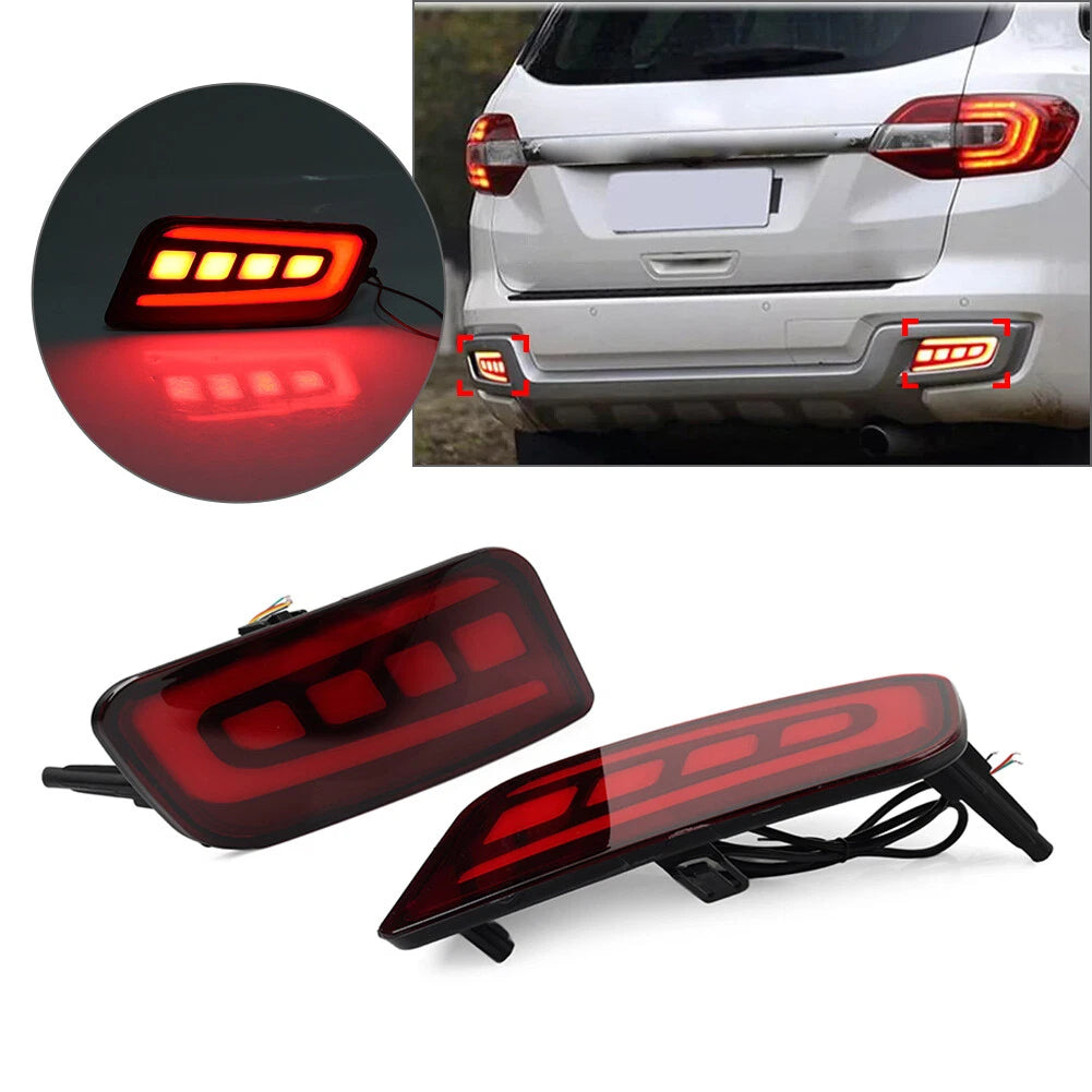 Rear Bumper Light Tail Light Fog Brake Lamp for Ford Everest (2016–2019)