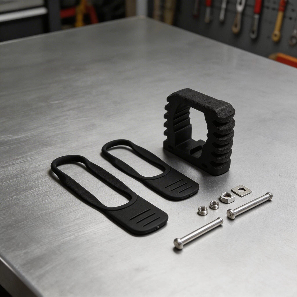 Rubber Clamp Mount Kit for RV Van Truck UTV (Quick Release Tool Organizer)