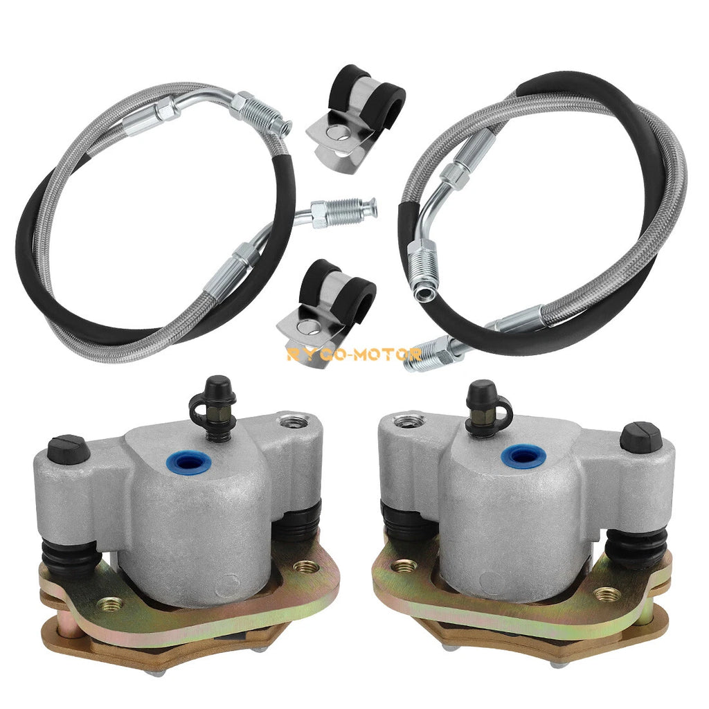 Front Brake Calipers w/ Hose Lines for Polaris Trail Blazer 250 (1999–2006)