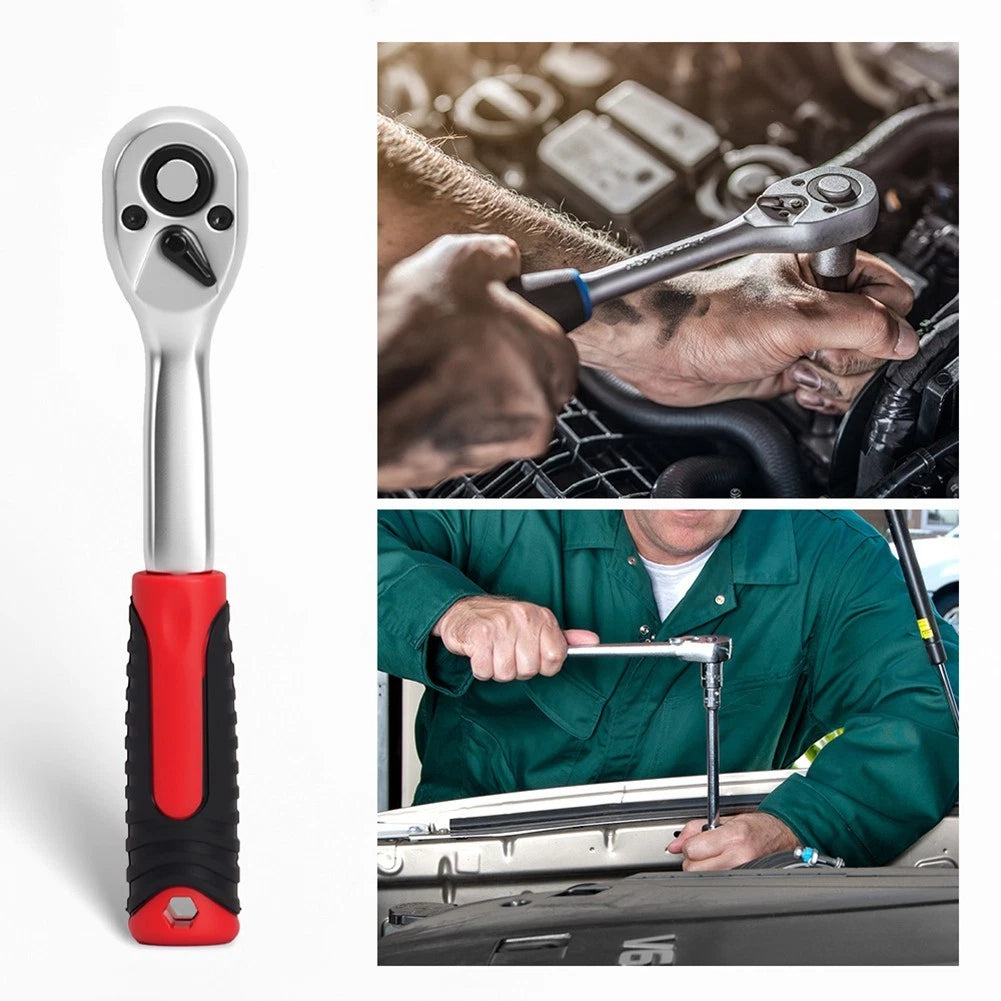 14-Inch 72 Tooth Reversible Ratchet Wrench Socket Tool