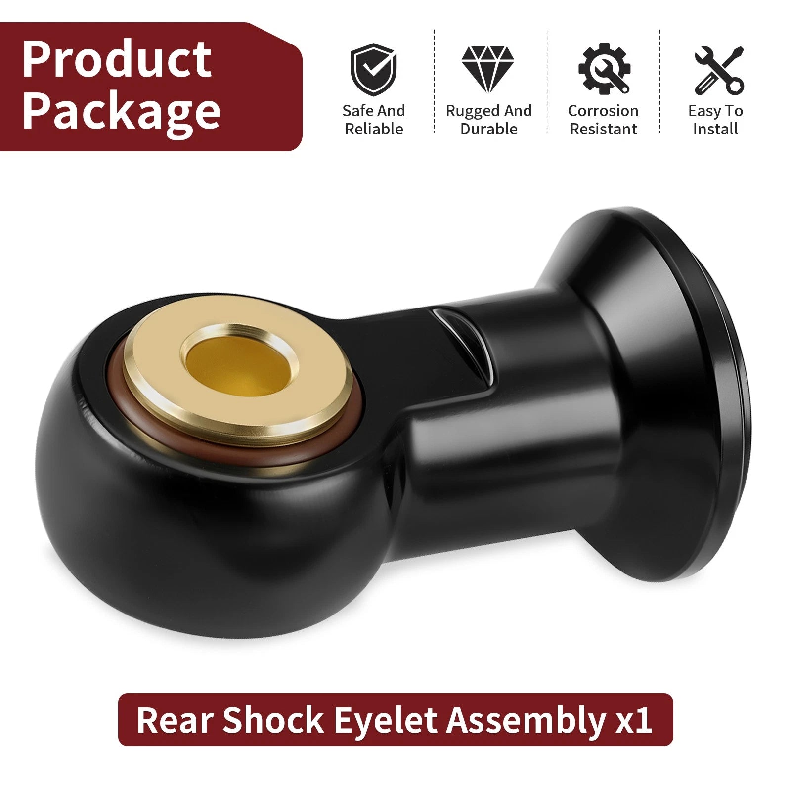 Rear Shock Eyelet Assembly for Polaris RZR XP Turbo RZR XP 4 (2016–2018) #1501174