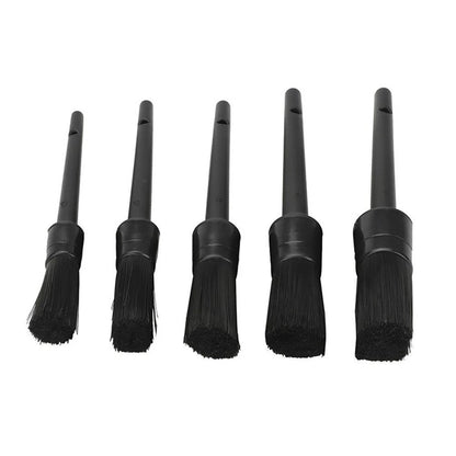 5PC Car Detailing Brush Kit for Auto Interior Cleaning