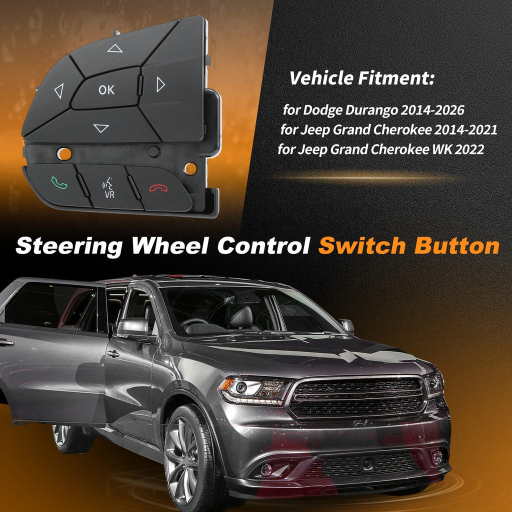 Steering Wheel Audio Control Switch Left for Dodge Durango (2014–2026)