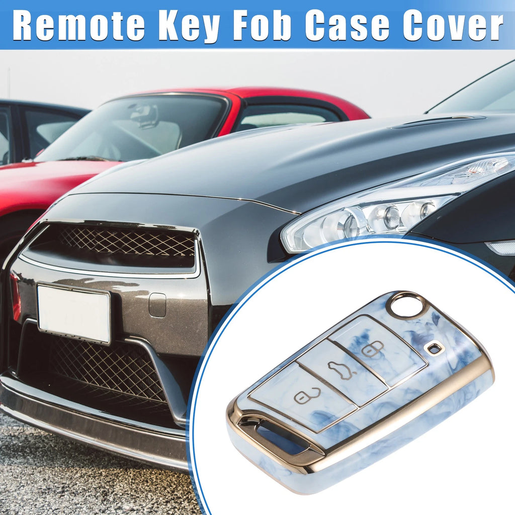 3 Buttons Remote Key Fob Case Protector for Volkswagen Golf 7 (2012–2020)