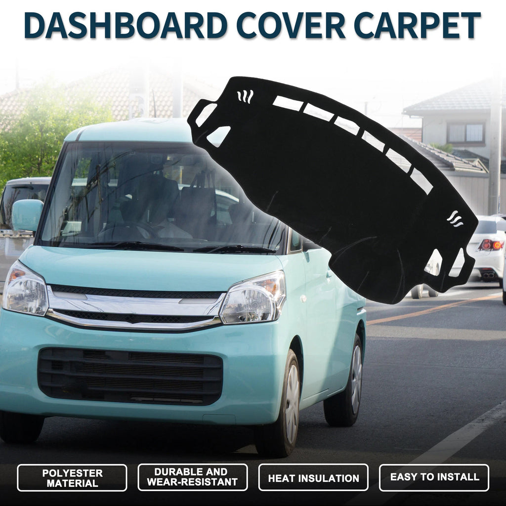 Dashboard Dash Cover Mat for Suzuki Spacia MK32S (2013–2017) Black Set