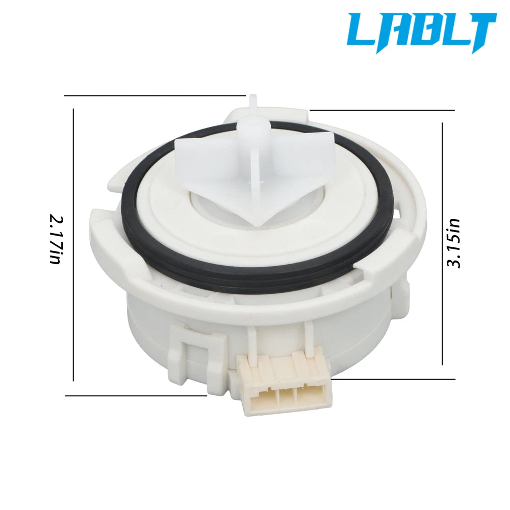 Dishwasher Drain Pump Motor Assembly for LABLT EAU62043401 EAU60710801