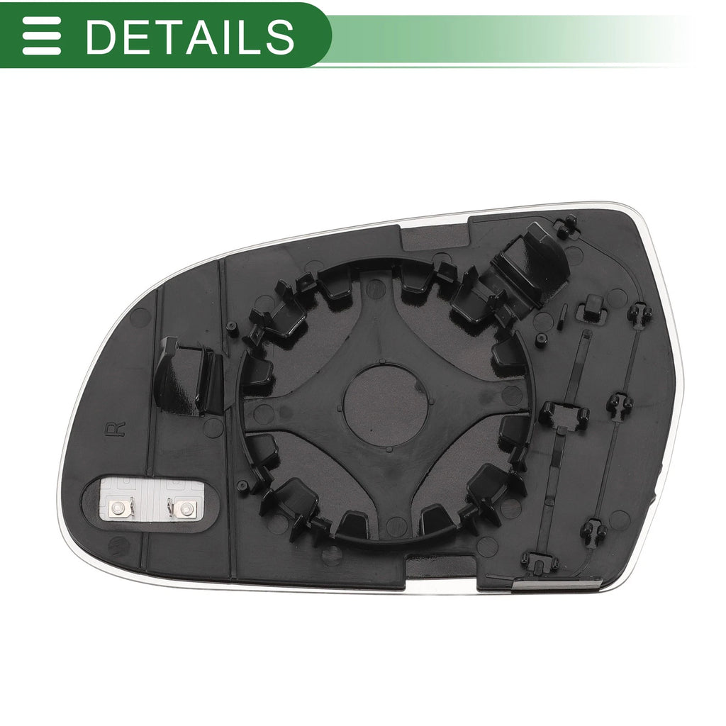 Heated Right Mirror Glass Replacement for Audi A3 (2010–2013)