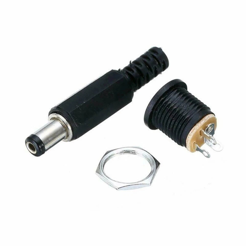 Panel Mount DC Connector Set for Laptop Doorbell Router