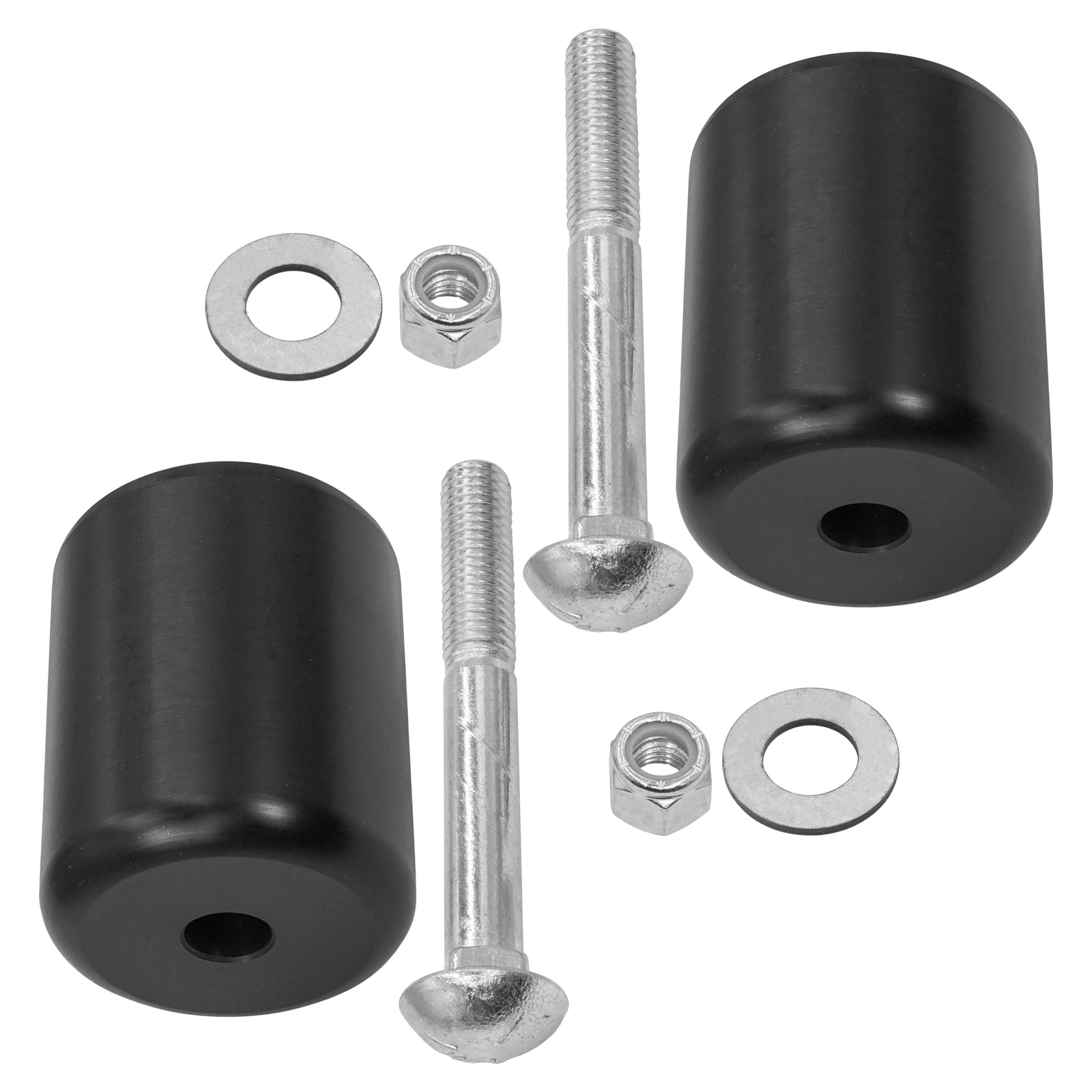 Deck Wheel Rollers Replacement Kit with Carriage Bolts for Dixie Chopper (2000–2010)