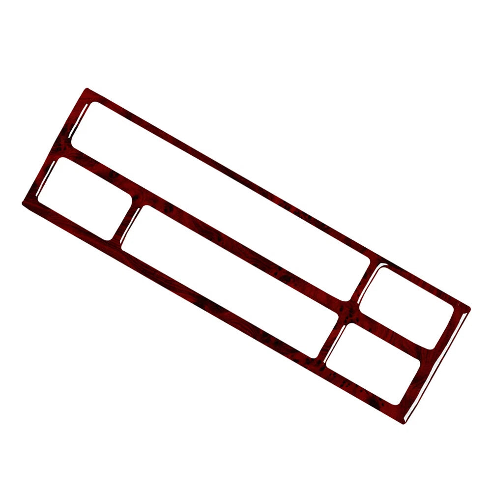 1pc Red Wood Grain CD Button Panel Trim for BMW 3 Series E36 (1991–1999)
