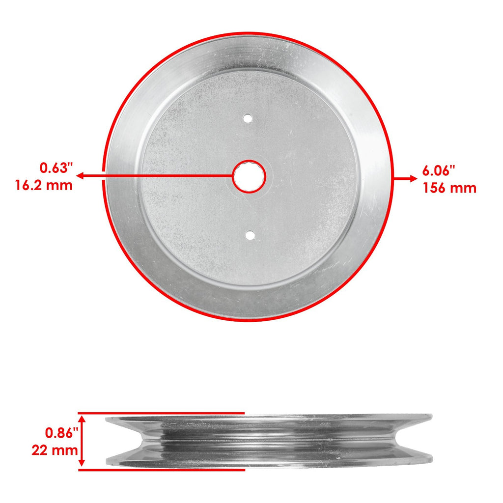 Spindle Assembly with Pulley Replacement for Husqvarna MZT61 (2010–2010)
