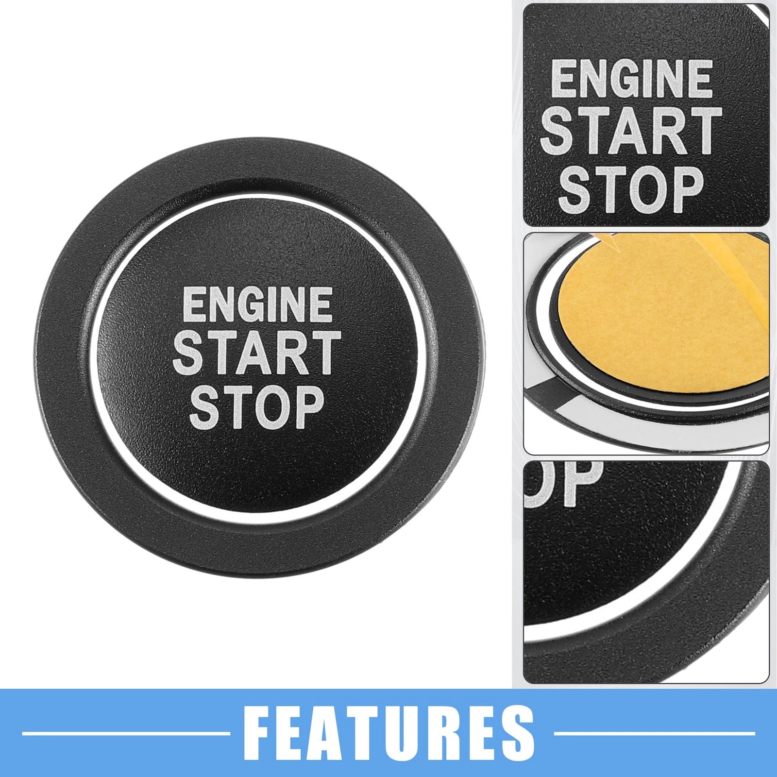 Ignition Button Start Engine Sticker Replacement for Lexus IS ES RX GS NX (2016–2024)