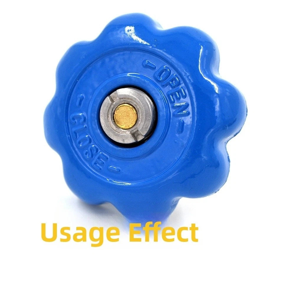 PVC Oxygen Cylinder Handwheel Handle Switch for Argon Valve (8x8mm)