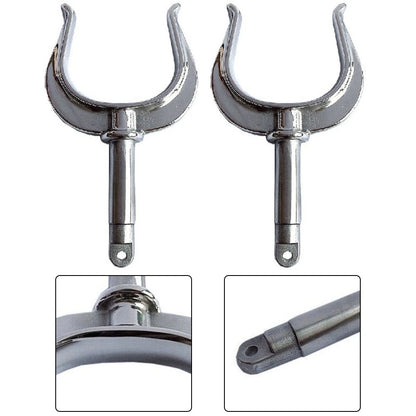 2 Pcs Adjustable Rowlock for Marine Row Boat Dinghy 316 Stainless Steel