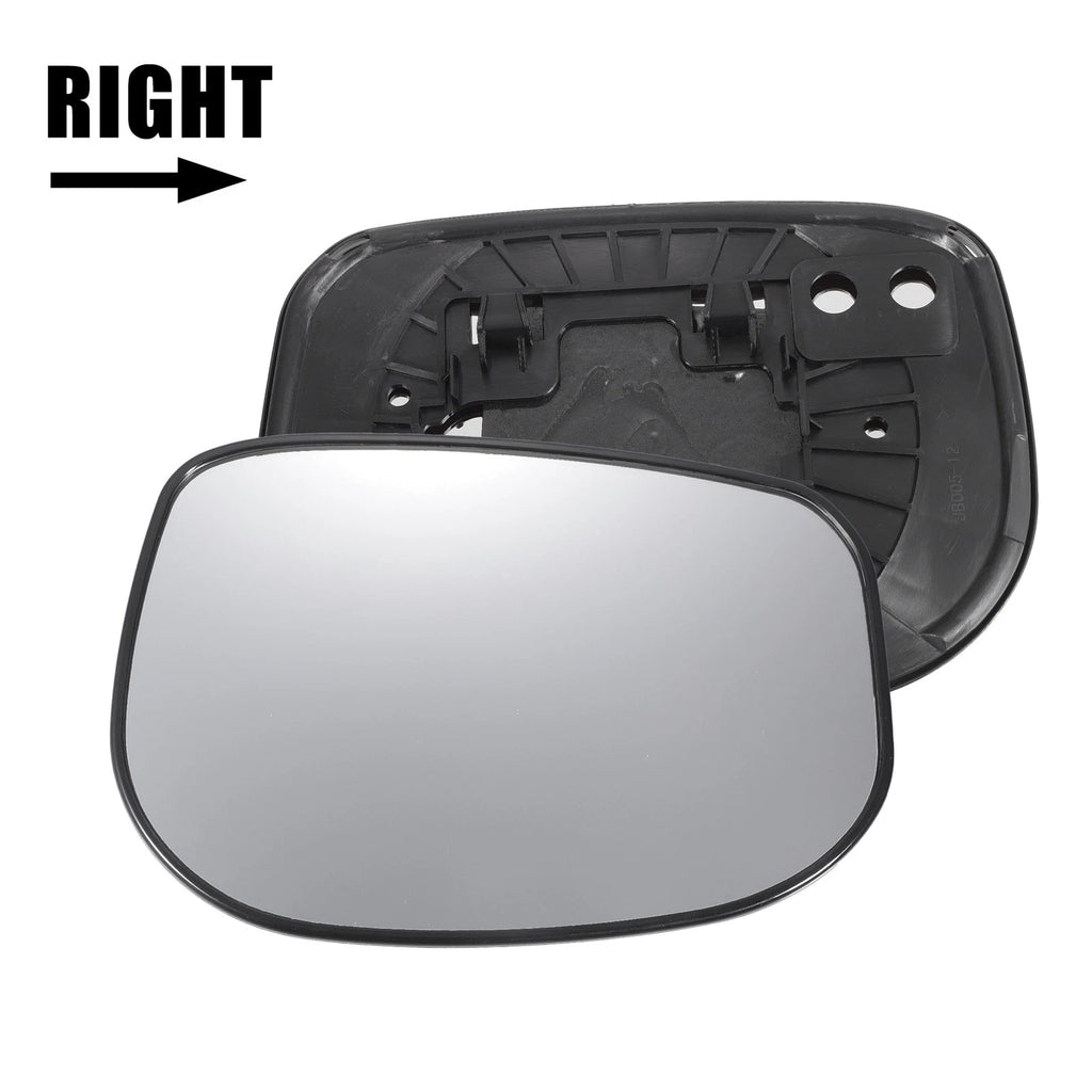 Right Side Mirror Glass White Non Heated Replacement for Honda Fit Jazz (2009–2013)
