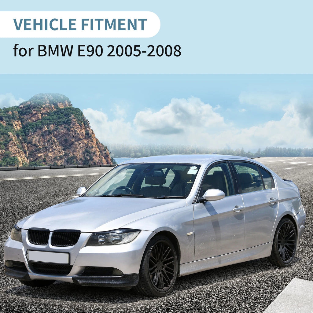 Rearview Mirror Covering Cap Carbon Fiber Pattern for BMW E90 E91 (2005–2008)