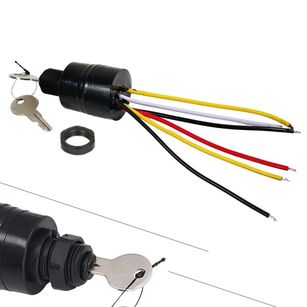 Ignition Key Switch for Mercury Outboard Control Box (87-17009A2)