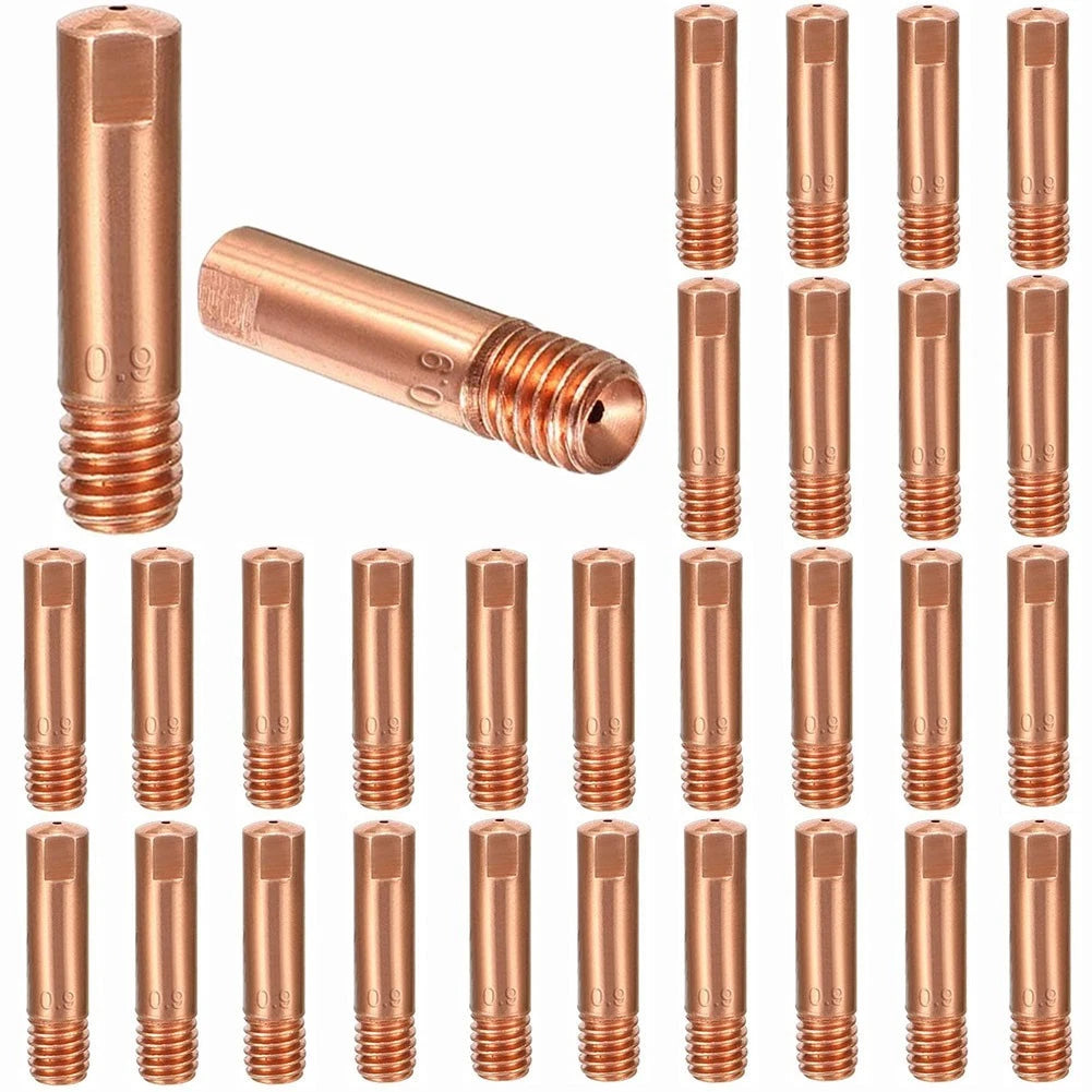 Set of 30 Copper Welding Tips for Mig Applications with 15AK Torch