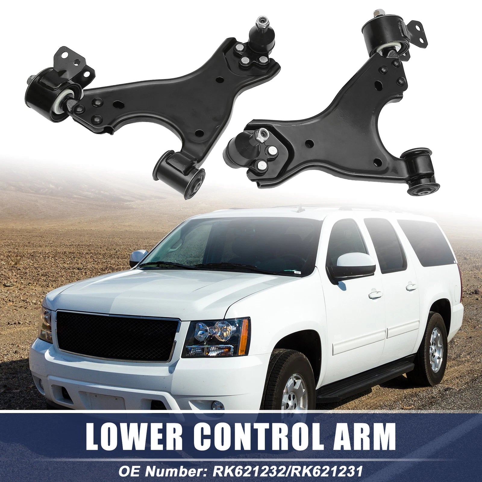 2 Pcs Front Lower Control Arm Ball Joint Left Right for Buick GMC (2000–2010)