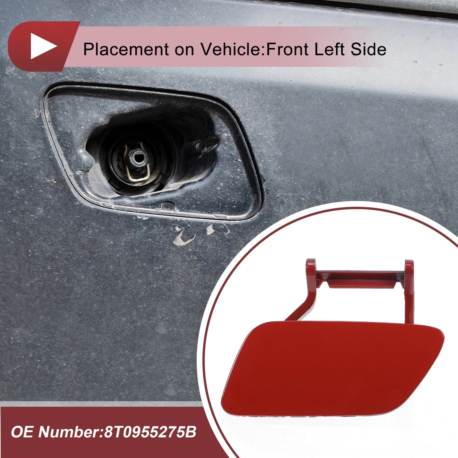 Windshield Washer Nozzle Front Left for Audi A5 (2012–2017)