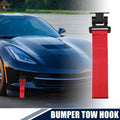 Tow Hook Strap for Car (27x6.5cm) - Red