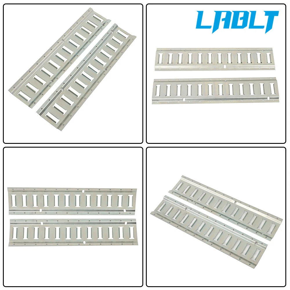 E Track Tie Down Rail Kit for Garages Vans Trailers Motorcycle (2')