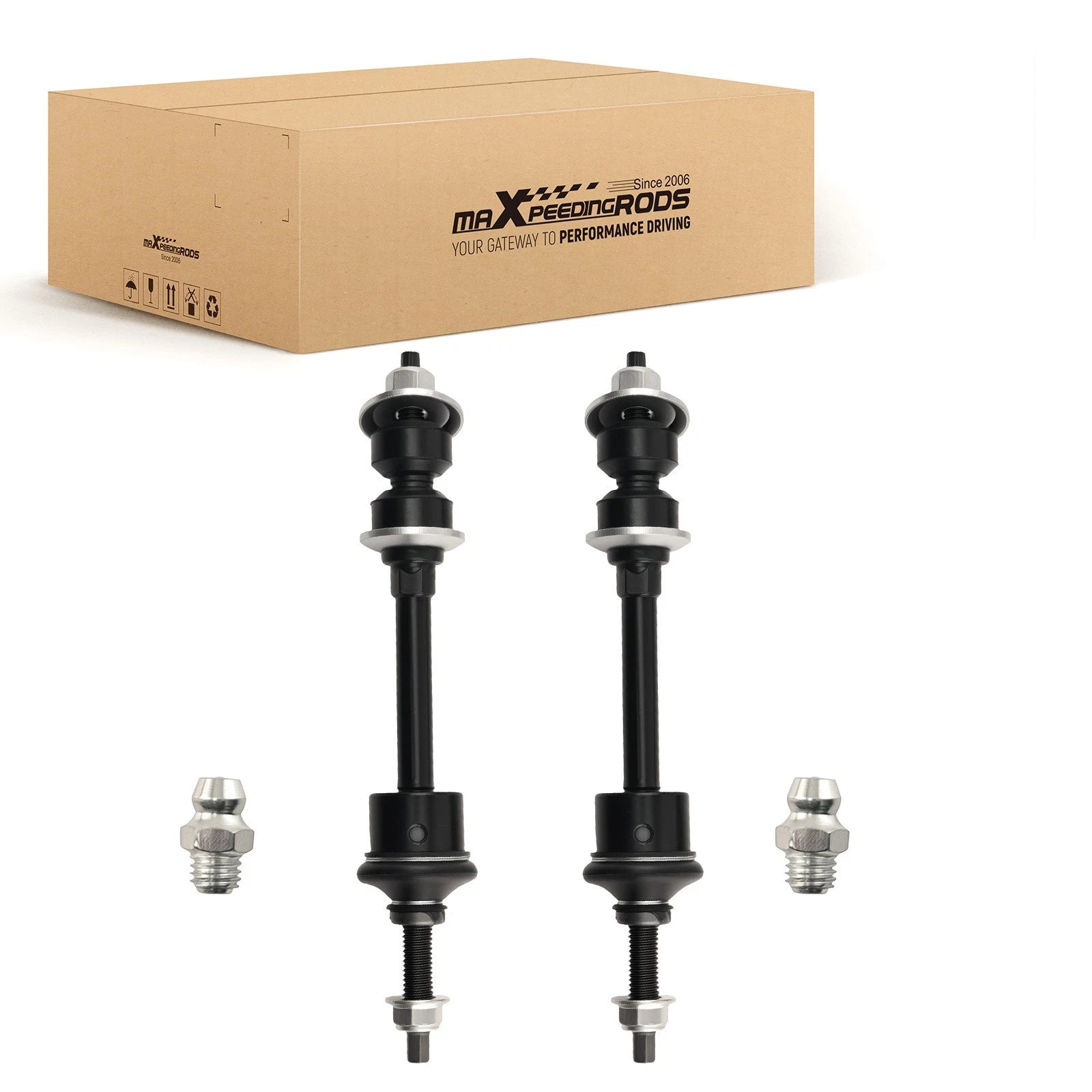 Pair Front Sway Bar Links for Dodge Ram 1500 2500 3500 (2002–2012)