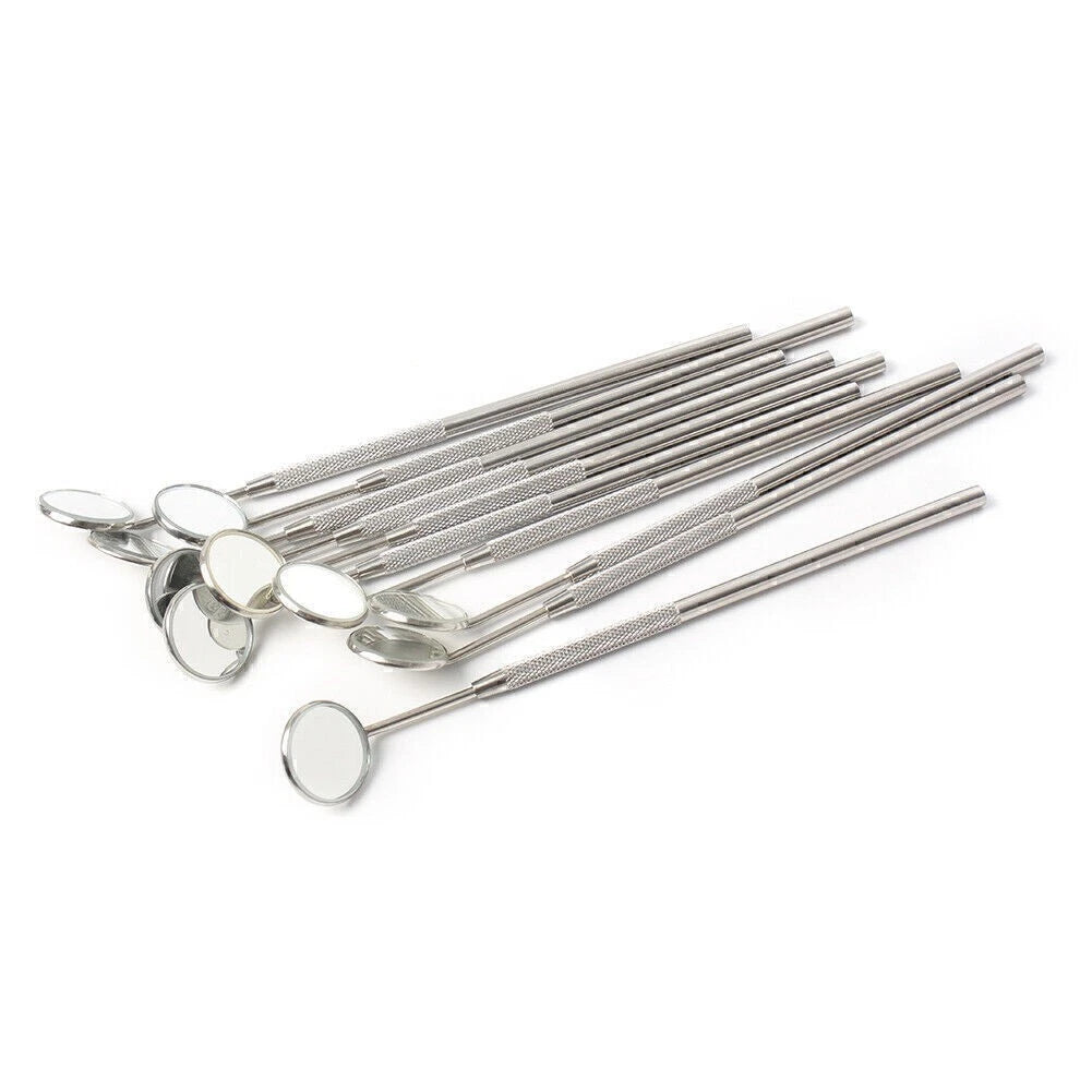 10X Stainless Steel Dental Mouth Mirror for Professional Use