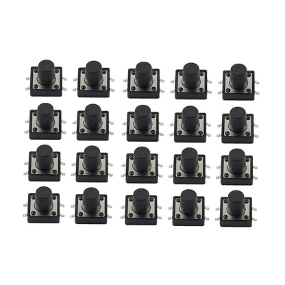 20PCS Micro Momentary Tactile Push Button Switch for Various Applications