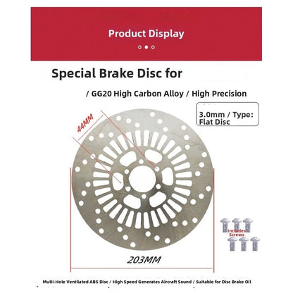 203mm ABS Brake Disc for Electric Scooter (Folding Vehicle)
