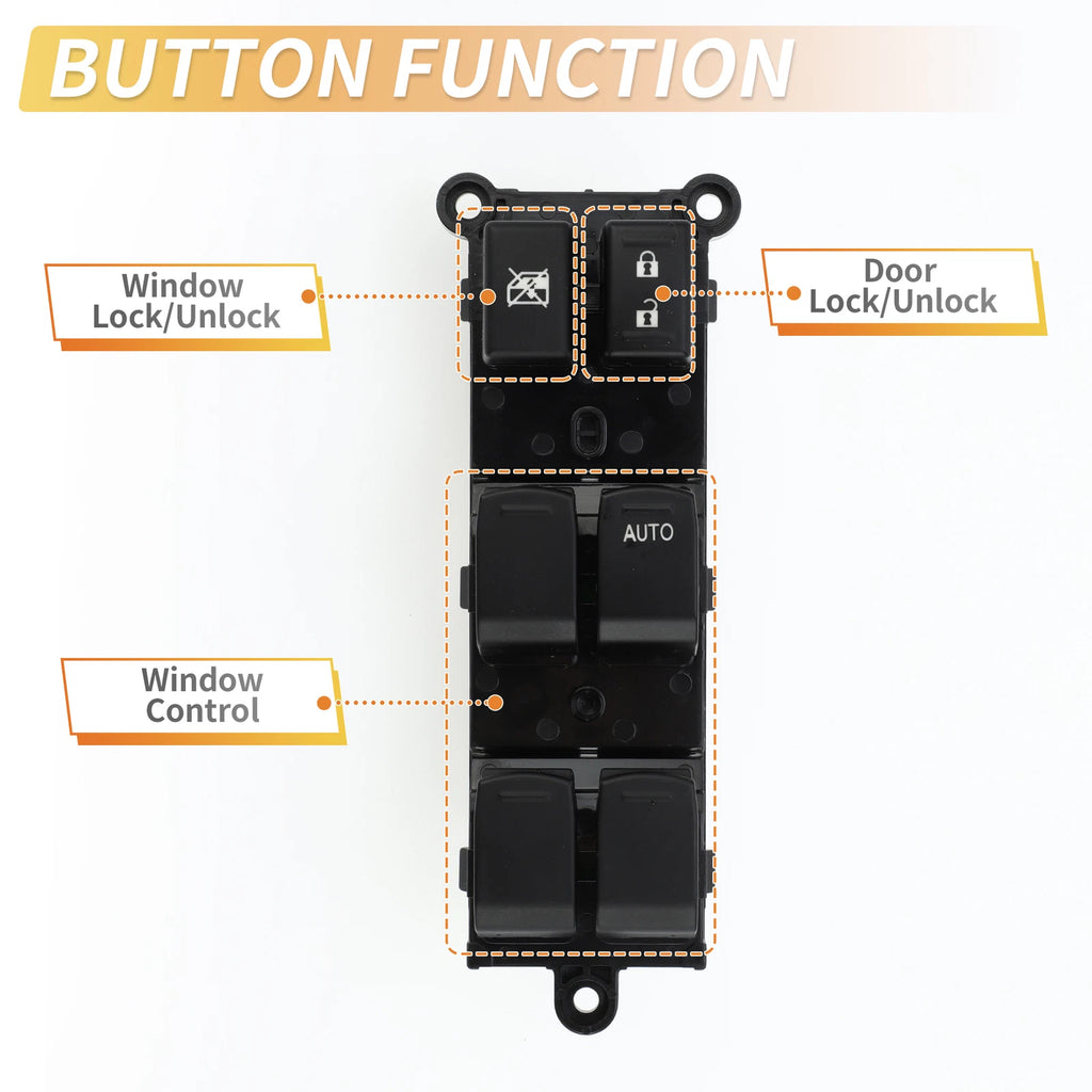 Front Right Power Window Switch for Suzuki Vitara (1992–1998)